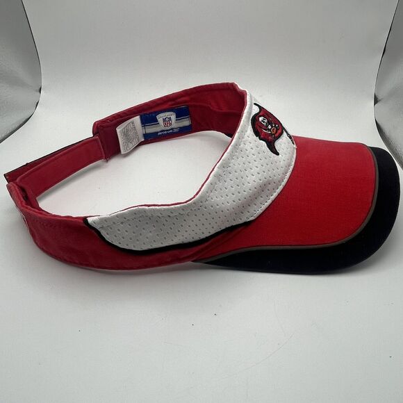Tampa Bay Buccaneers Sun Visor Reebok NFL Red Adjustable Embroidered Logo OSFA - Picture 16 of 16